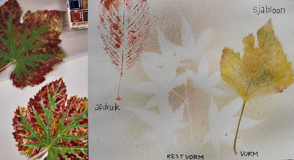 Kunst in Keer Workshop herfstbladeren schilderen in acryl of waterverf
