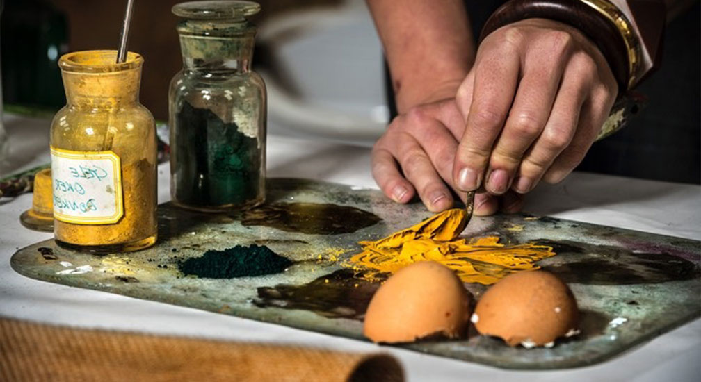 Workshop Verf maken van Natuurlijke Pigmenten en Bindmiddelen